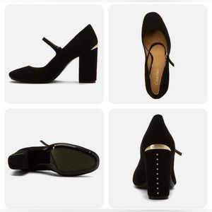 Calvin Klein Closed Toe studded heals